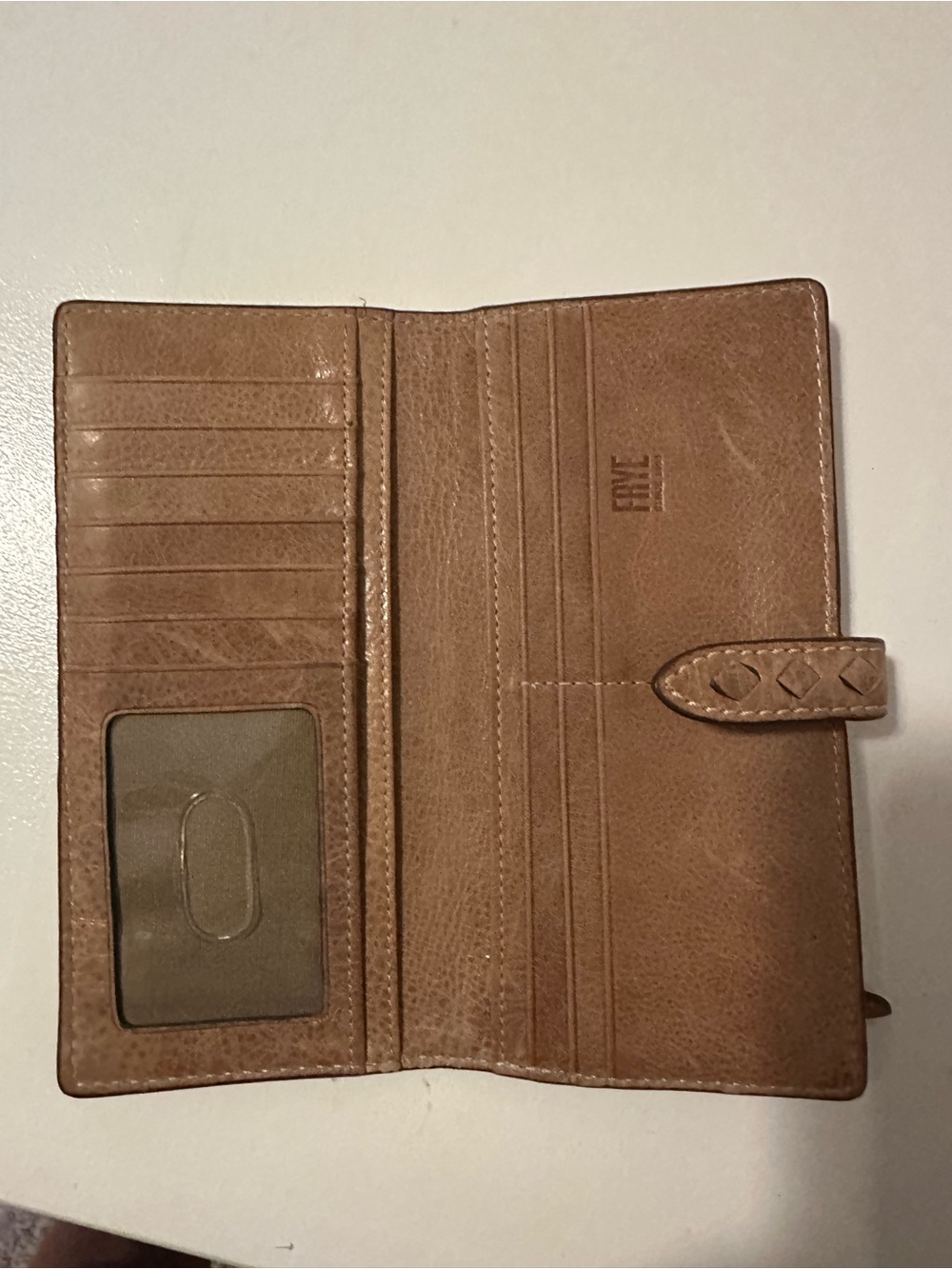 Frye Reed Slim Wallet Tan - Picture 3 of 7